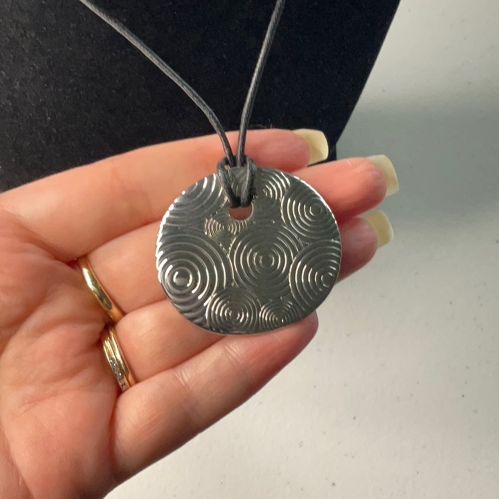 Lia Sophia Silver and Black Statement Necklace - Picture 2 of 11